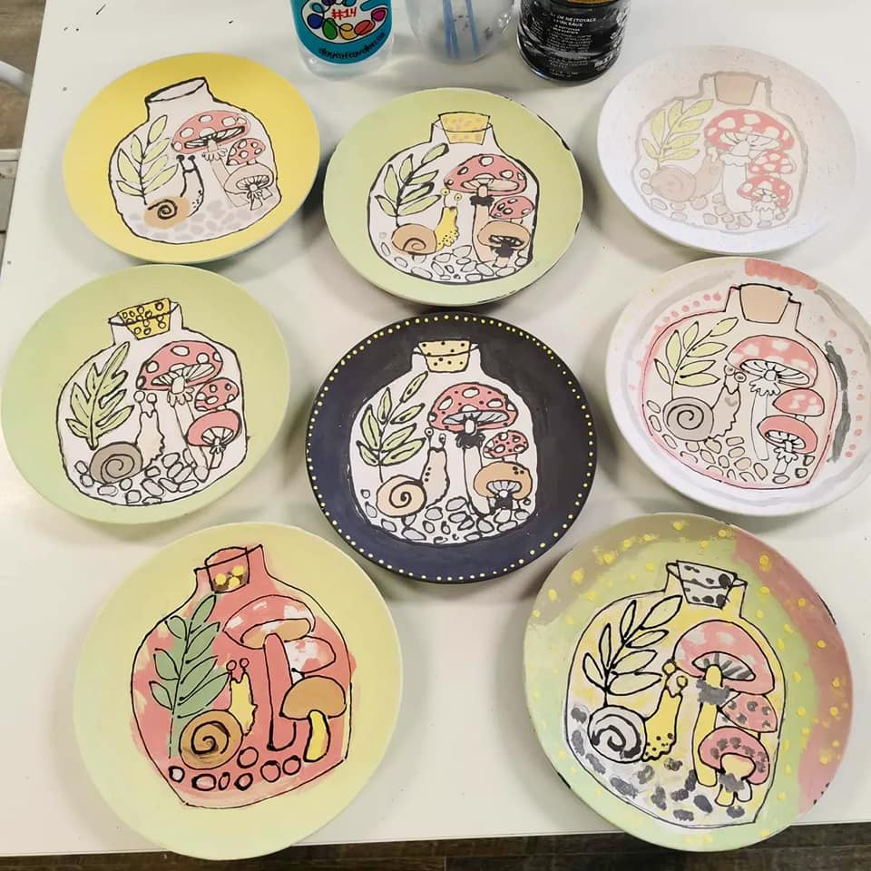Kid's Snail Plates Photo