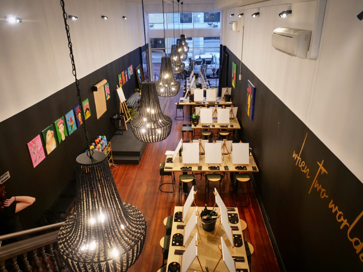 Frida's Birthday Week - TROPICAL FRIDA | Frida's Luxe Sip n' Paint Photo