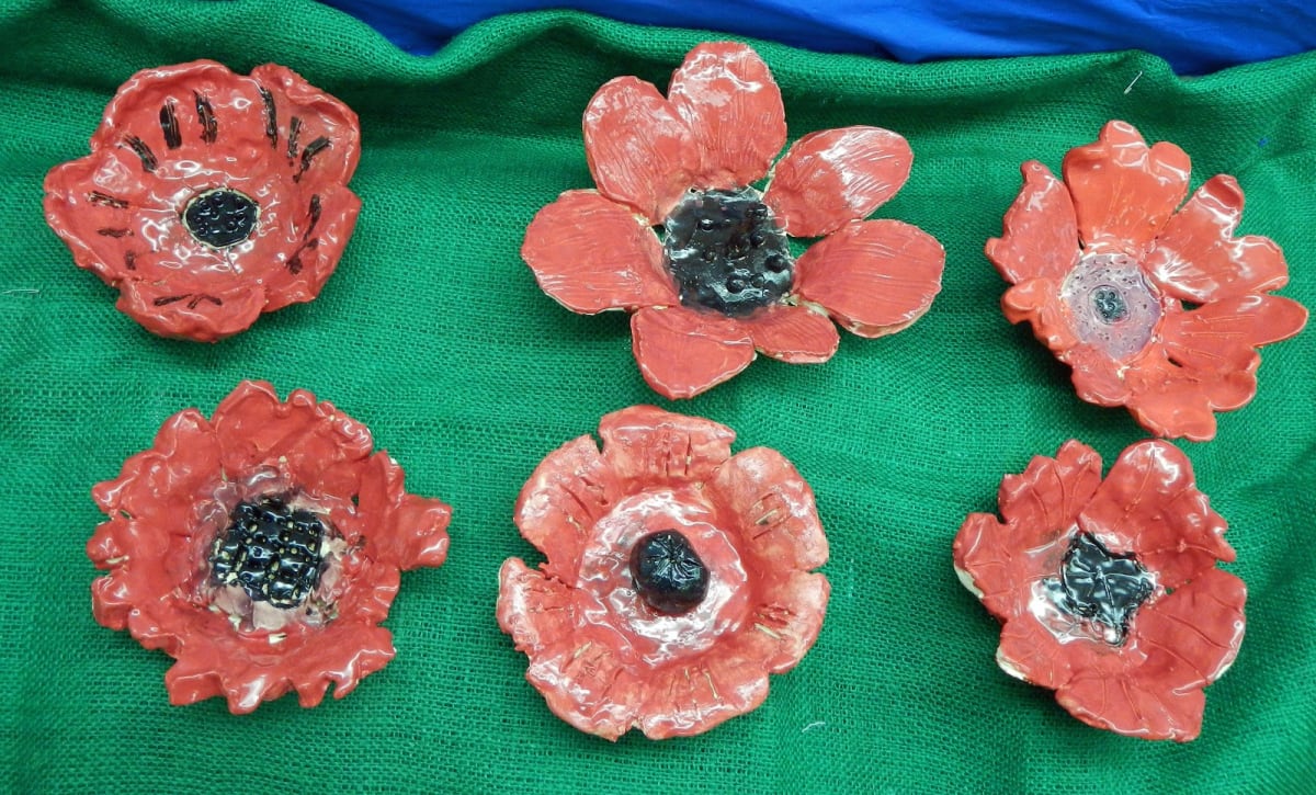 Kids Clay Poppies Photo