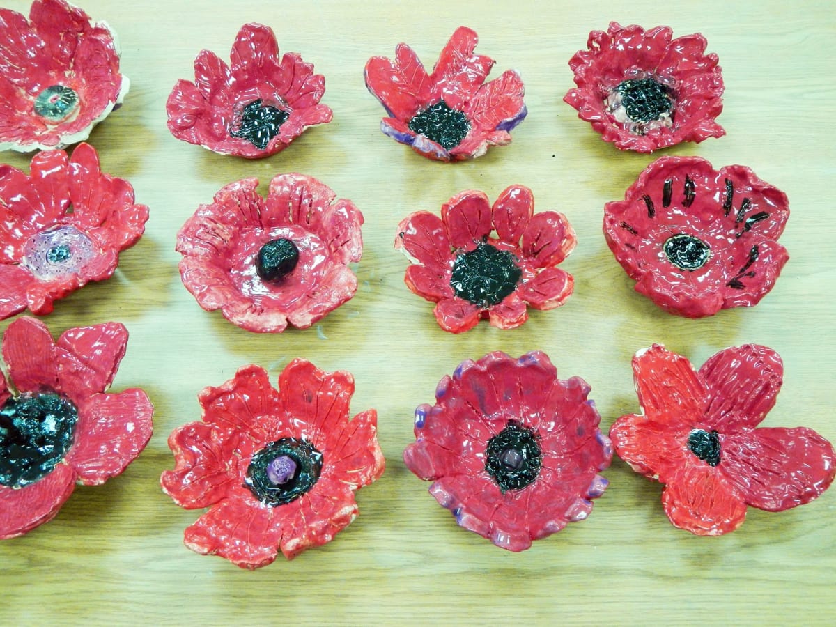 Kids Clay Poppies Photo