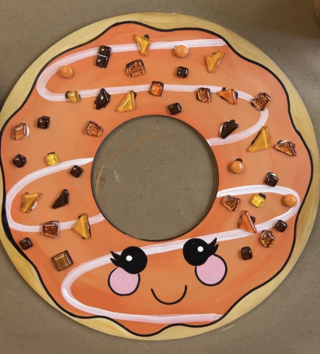 DROP-OFF WORKSHOP  |  pumpkin spice donut or pie mosaic Photo