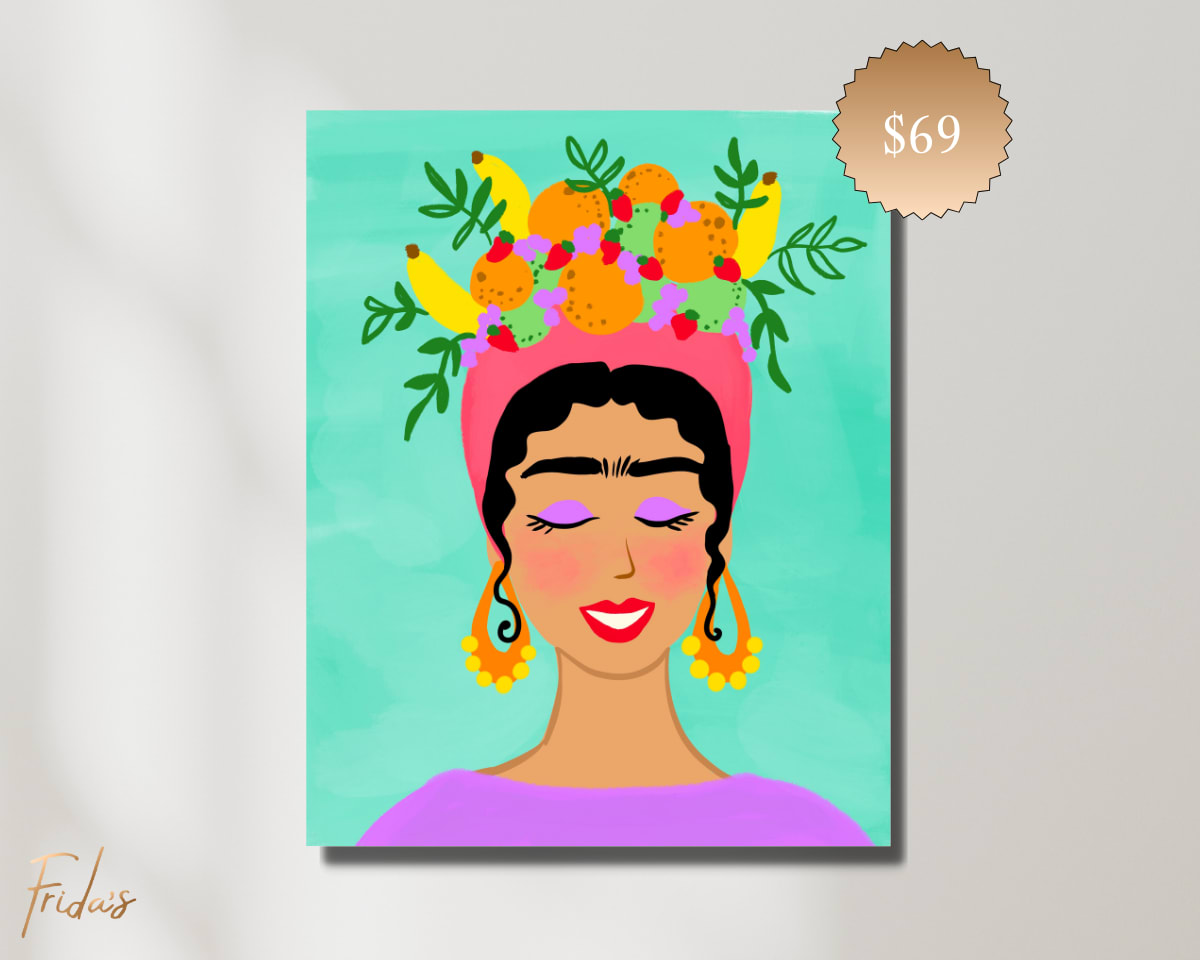 Frida's Birthday Week - TROPICAL FRIDA | Frida's Luxe Sip n' Paint Photo