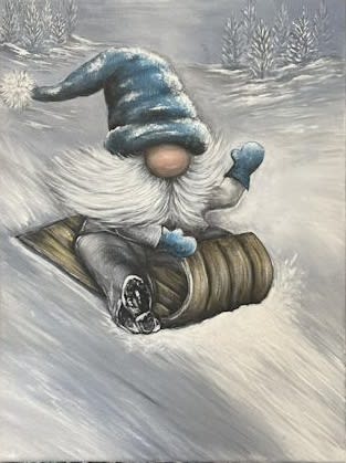 Sledding Gnome - Paint and Sip - Age 16+ Jan. 5th Photo