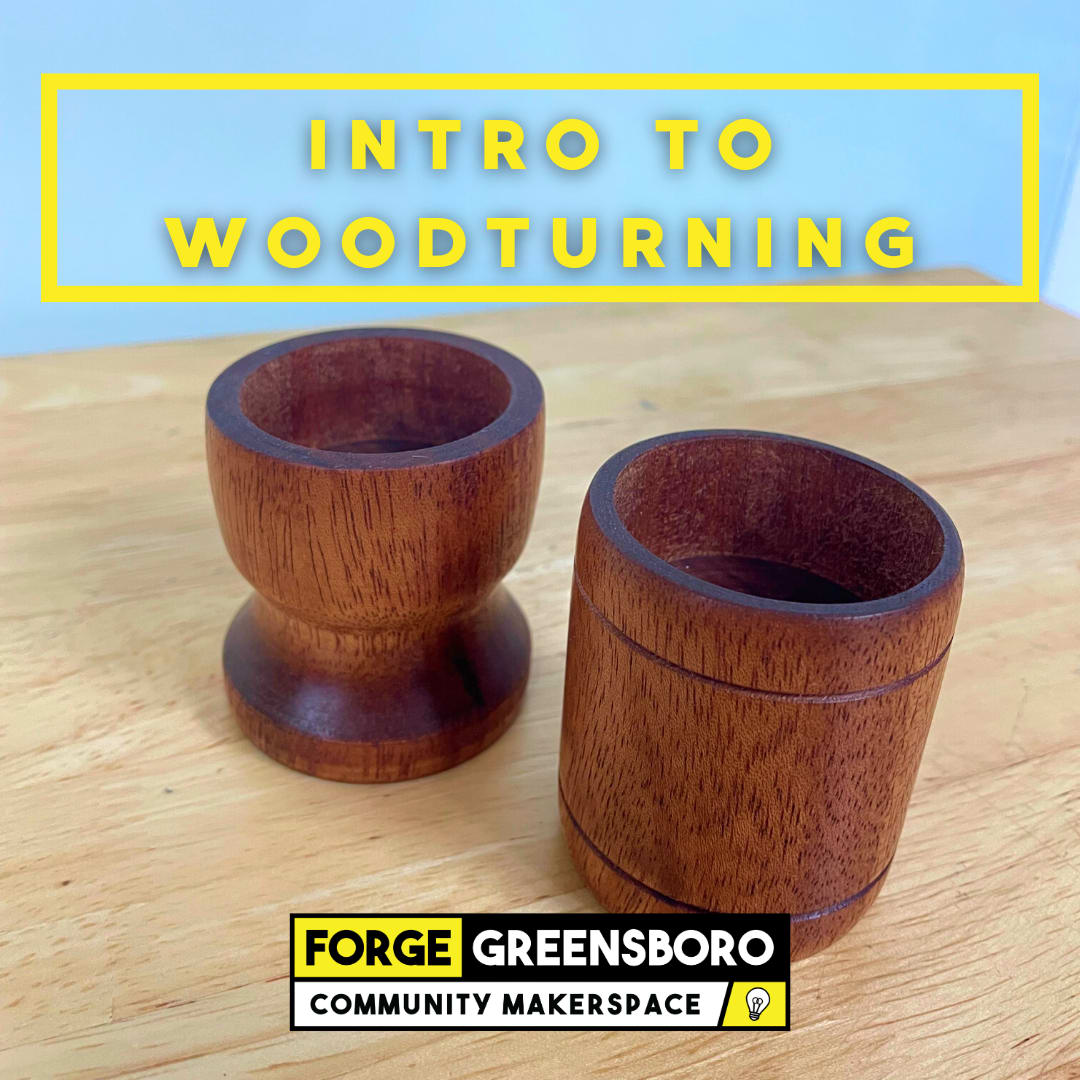 Introduction to Wood Turning - Tea Light Candle Holder Photo