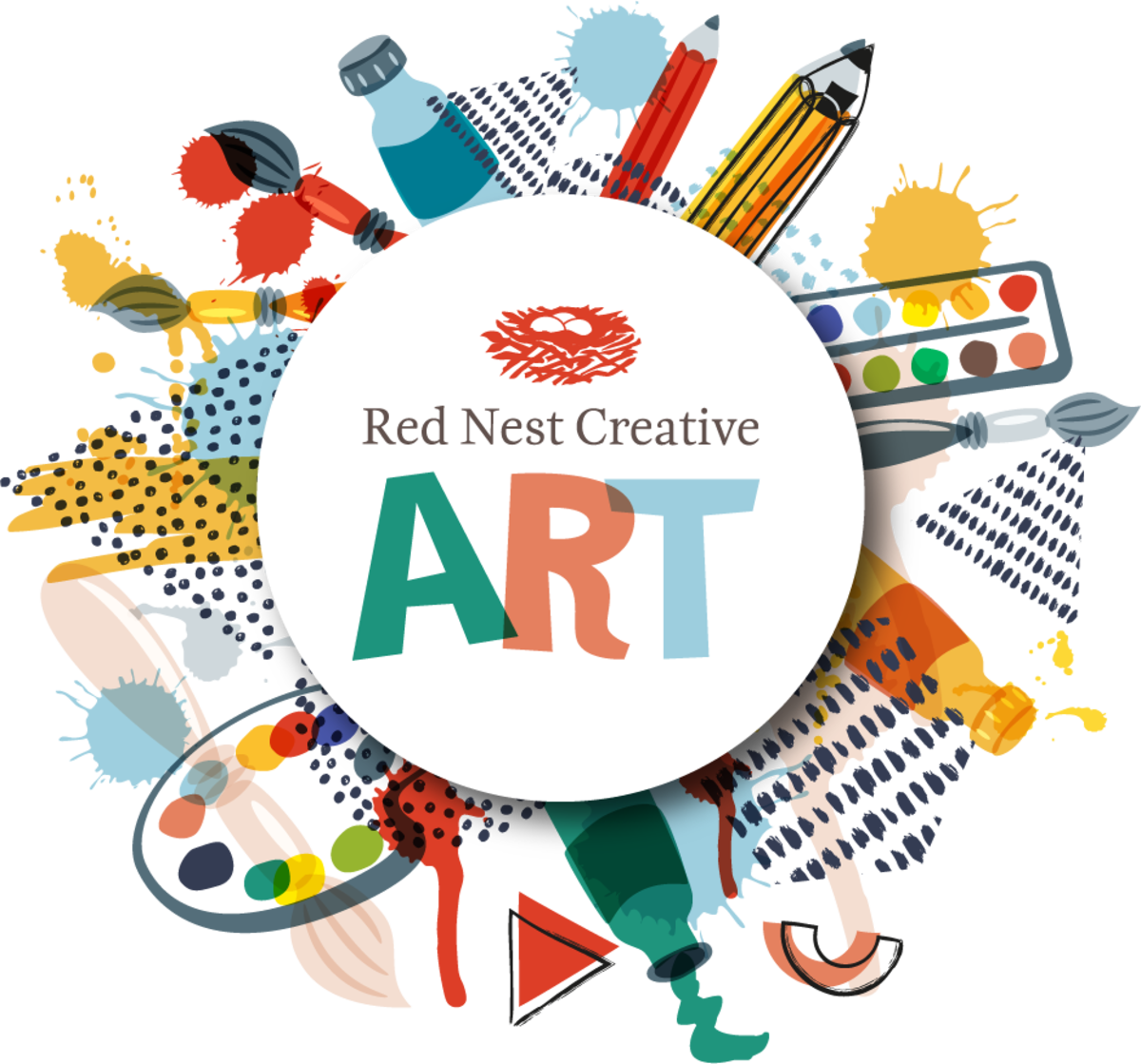Logo of Red Nest Creative ART