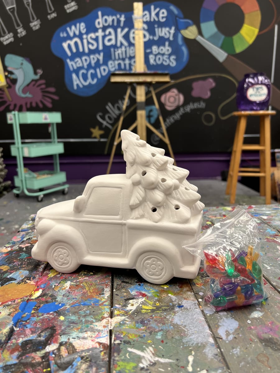 Ceramic Christmas Truck (with light kit) with Lindsay!👍👍👍 Photo