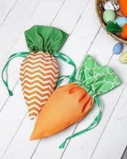 Drawstring Easter Treat Bag - Sewing class (machine) Photo