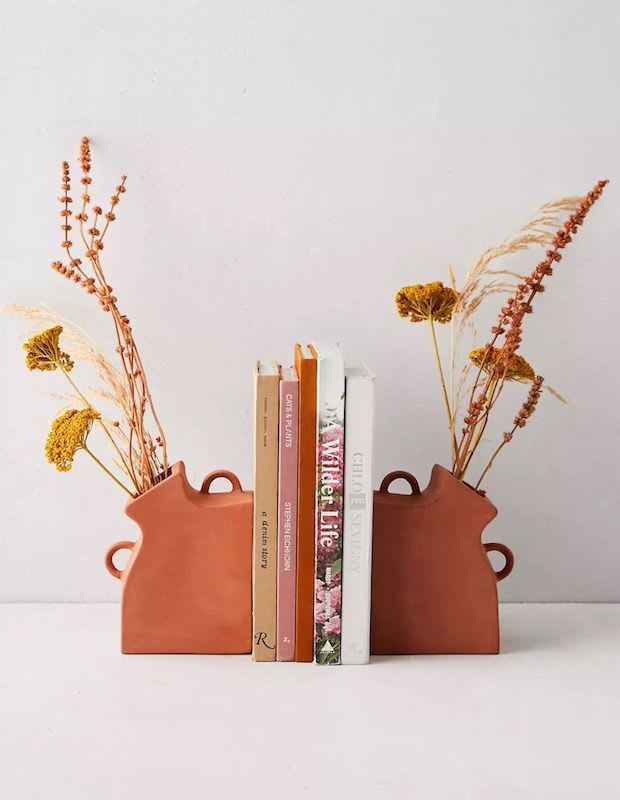 Clay Bookends Photo