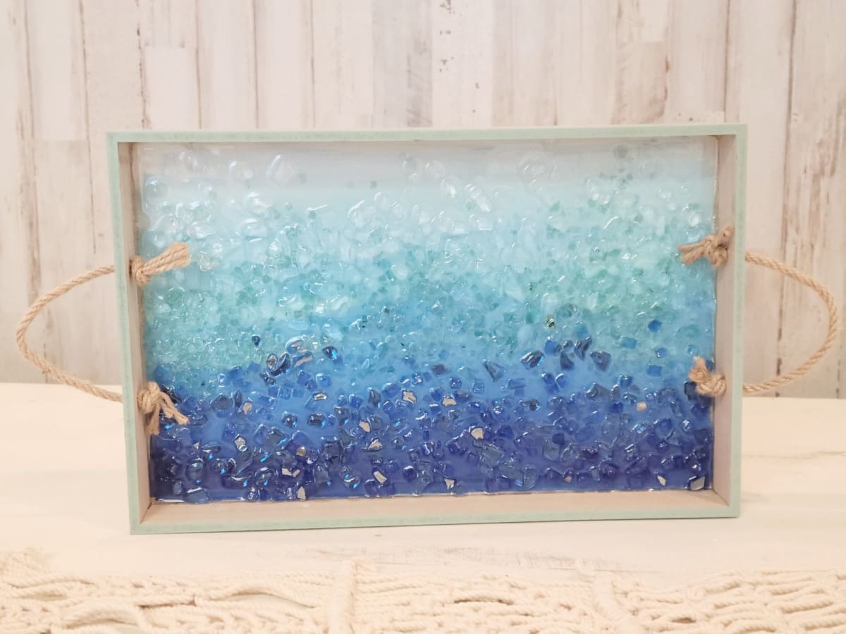 Couples Valentines glass & resin tray, Wednesday, February 14th, 7pm $55 Photo