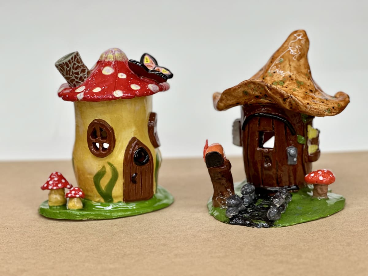 Clay Fairy House Class! Photo