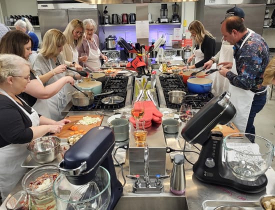 Hands-on with Julia Child: Cheese Soufflé & Beef Bourguignonne - $165 ($120 Youth) Photo