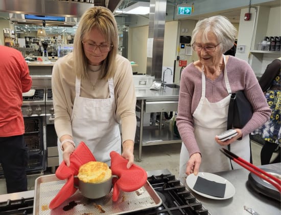 Hands-on with Julia Child: Cheese Soufflé & Beef Bourguignonne - $165 ($120 Youth) Photo