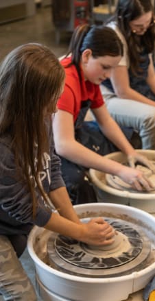 Teen Pottery Wheel Class