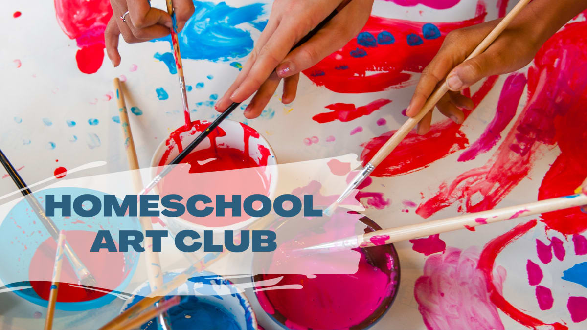 Home School Art Club - Paint & Mixed Media Lab Photo