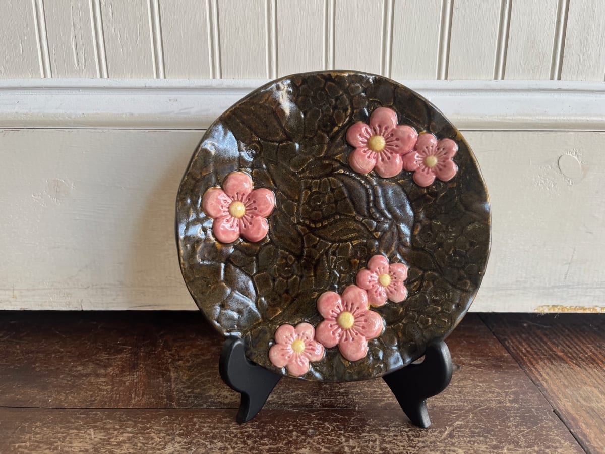 Cherry Blossom Plates Pottery Workshop Photo