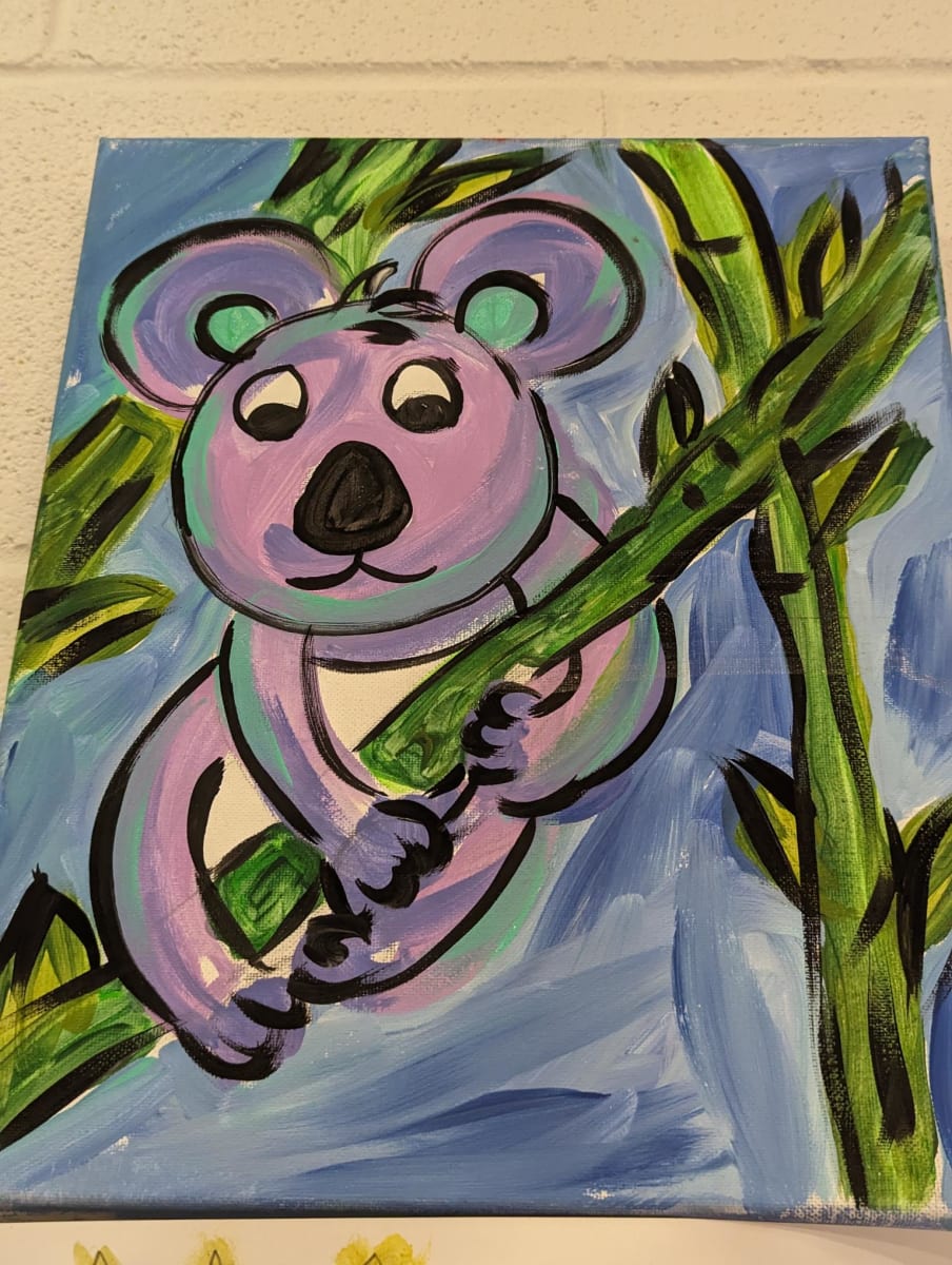 Art Birthday Party Photo