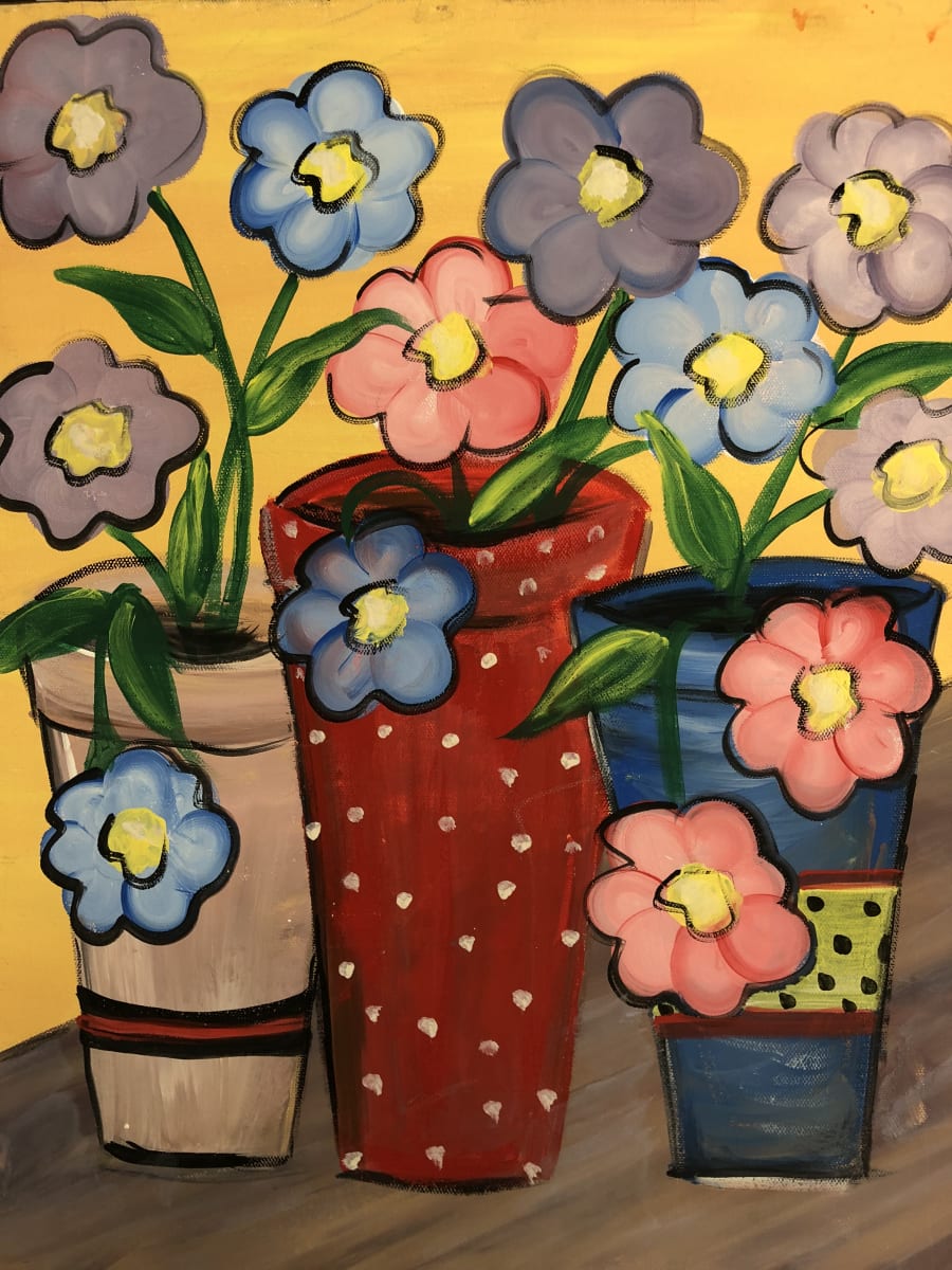 Potted Flowers with Lindsay!👍👍👍 Photo