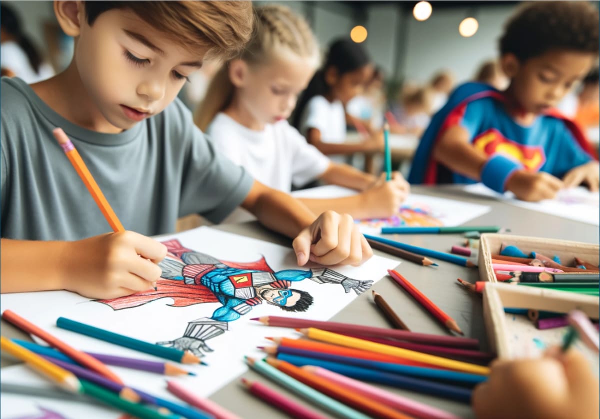 Super Hero Academy Summer Art Camp in South Bend Photo