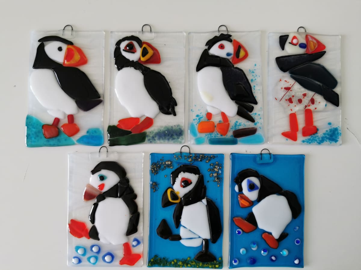 Fusing with Friends: Puffins Photo