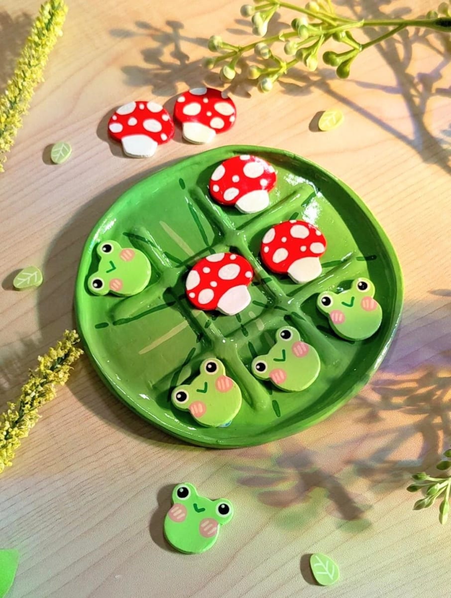 Kid's Tic Tac Clay Photo