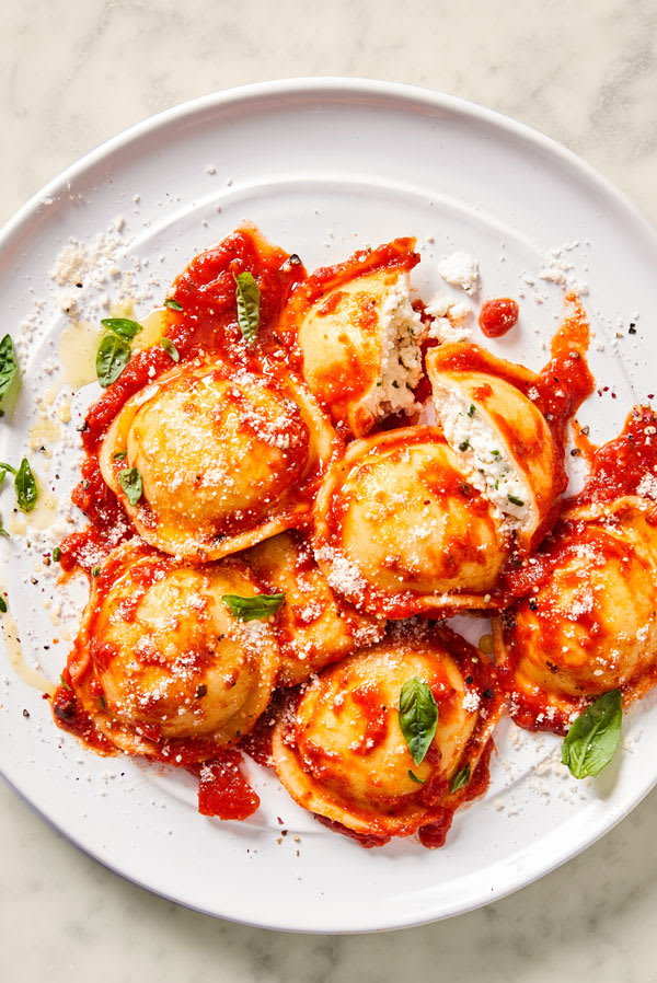 Cheese Ravioli & Lava Cakes Photo