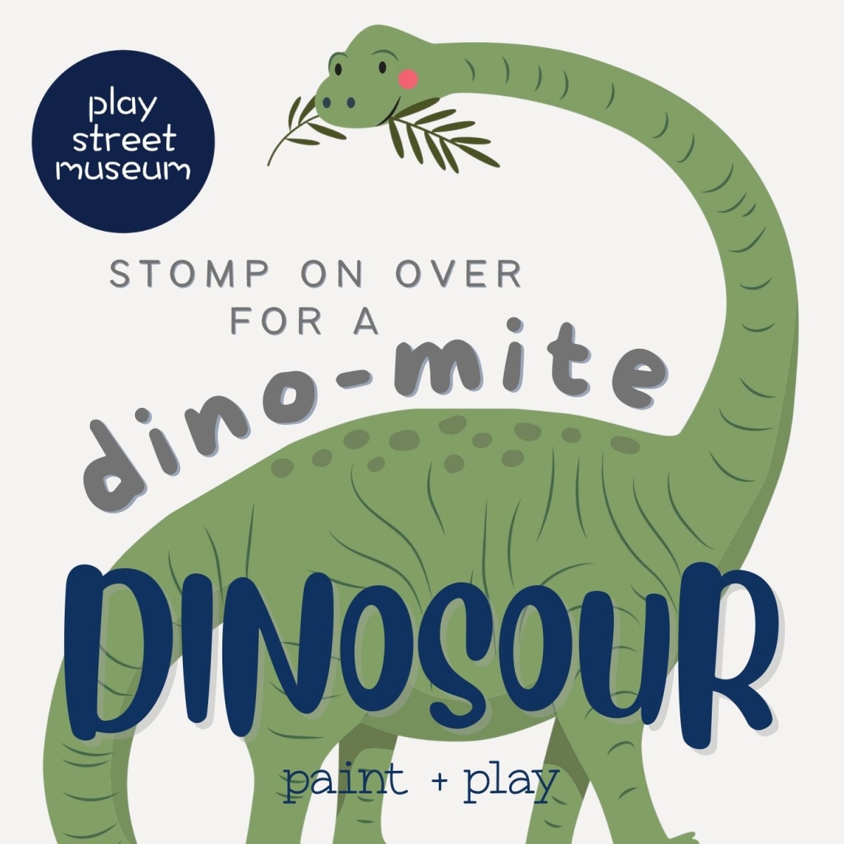 Dinosaur Paint & Play - Play Street Museum Severna Park Photo