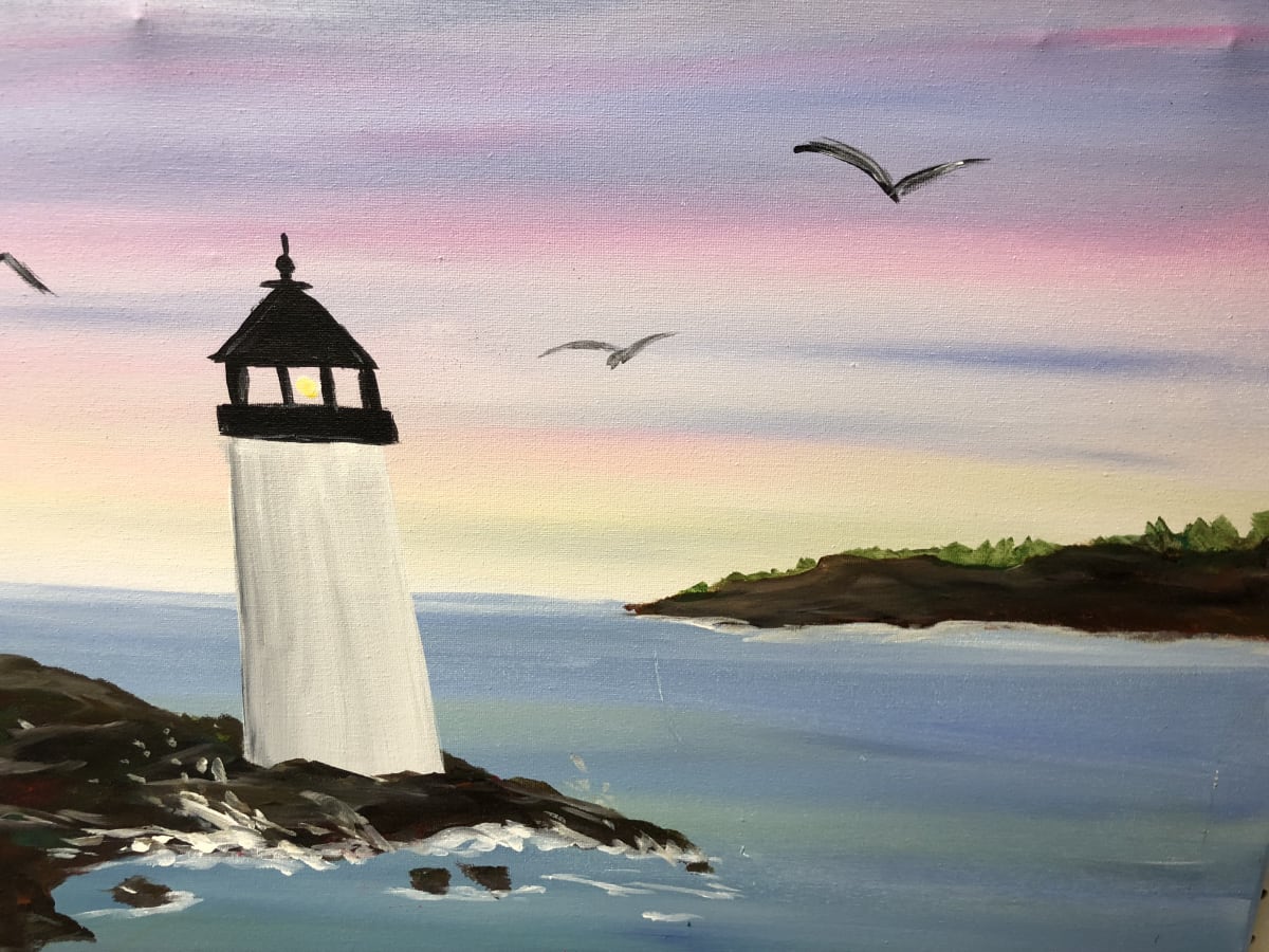 Pastel Lighthouse with Lindsay!👍👍👍 Photo