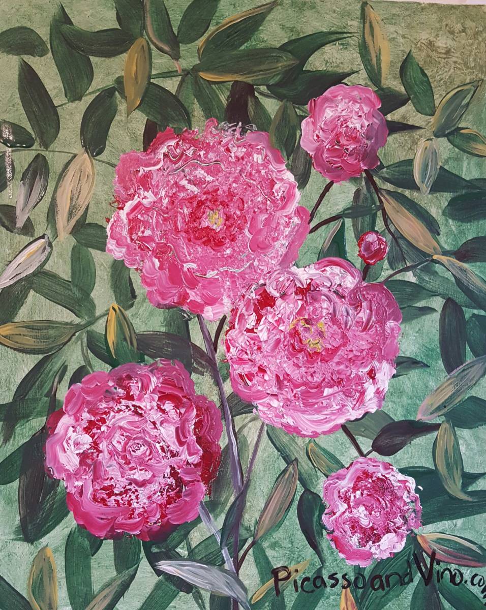 MOTHER'S CELEBRATION PAINTING PARTY ~ PEONIES Photo