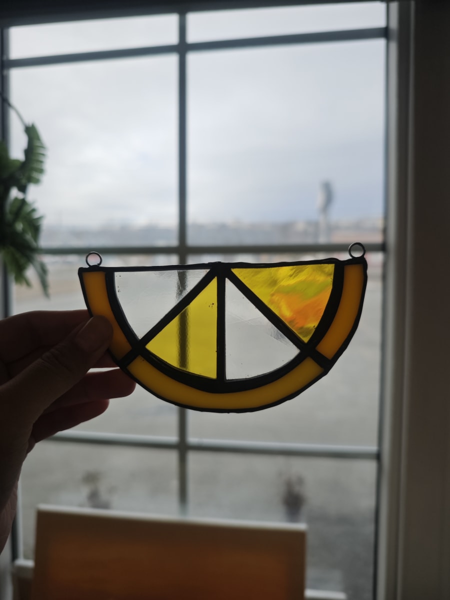 Stained Glass Fruits Photo