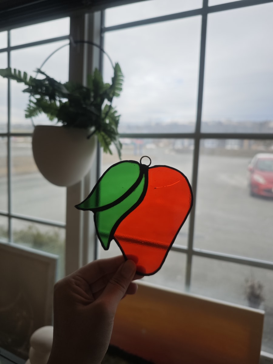 Stained Glass Fruits Photo