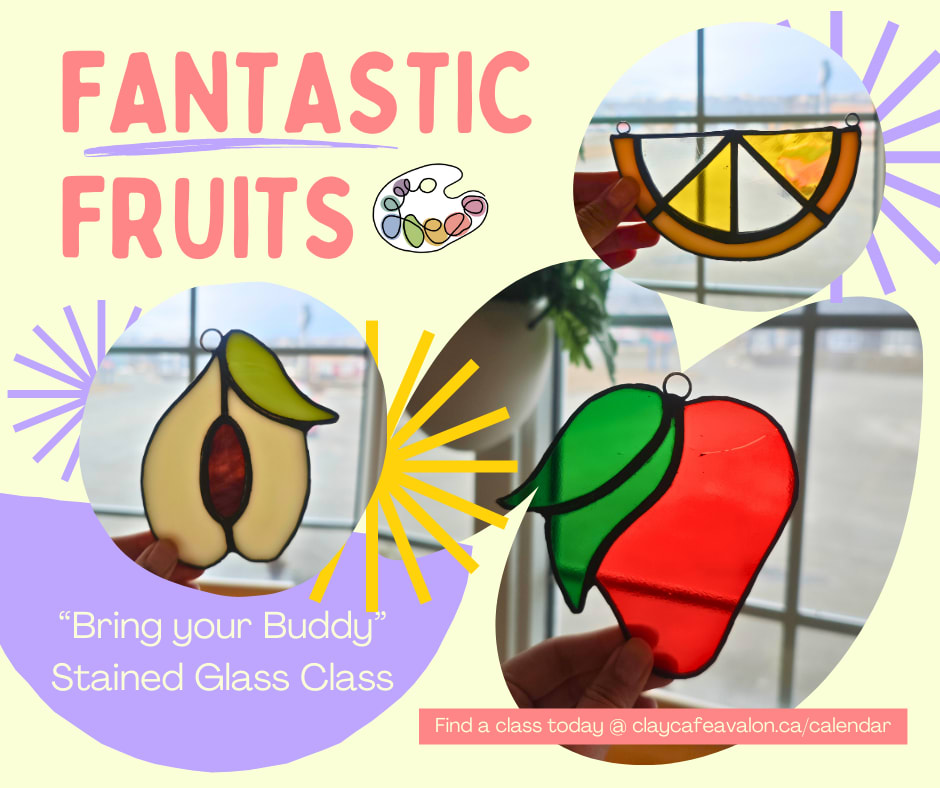Stained Glass Fruits Photo