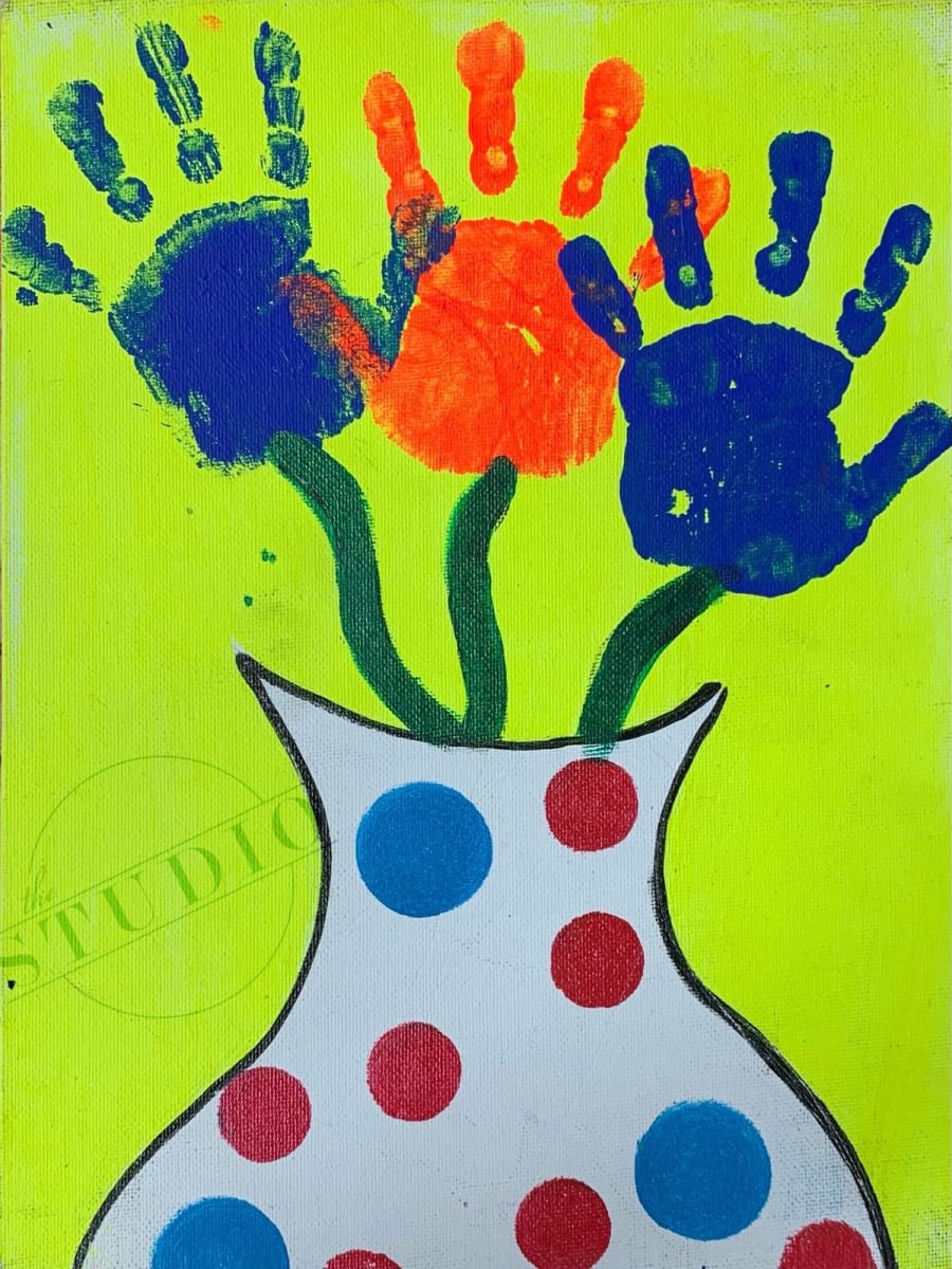 Toddler Time Paint Class Ages 2 & Up - Flower Power!💐 Photo