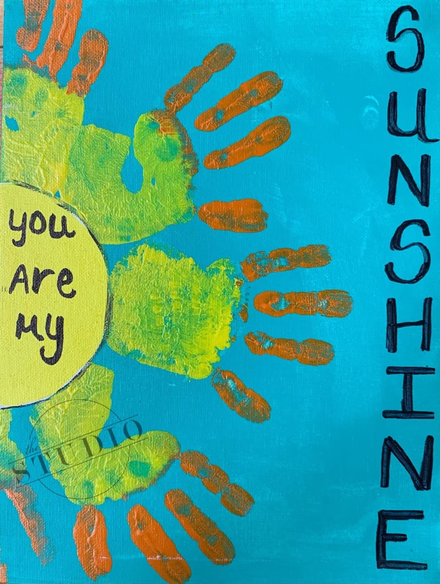 Toddler Time Paint Class Ages 2 & Up - You Are My Sunshine☀️ Photo