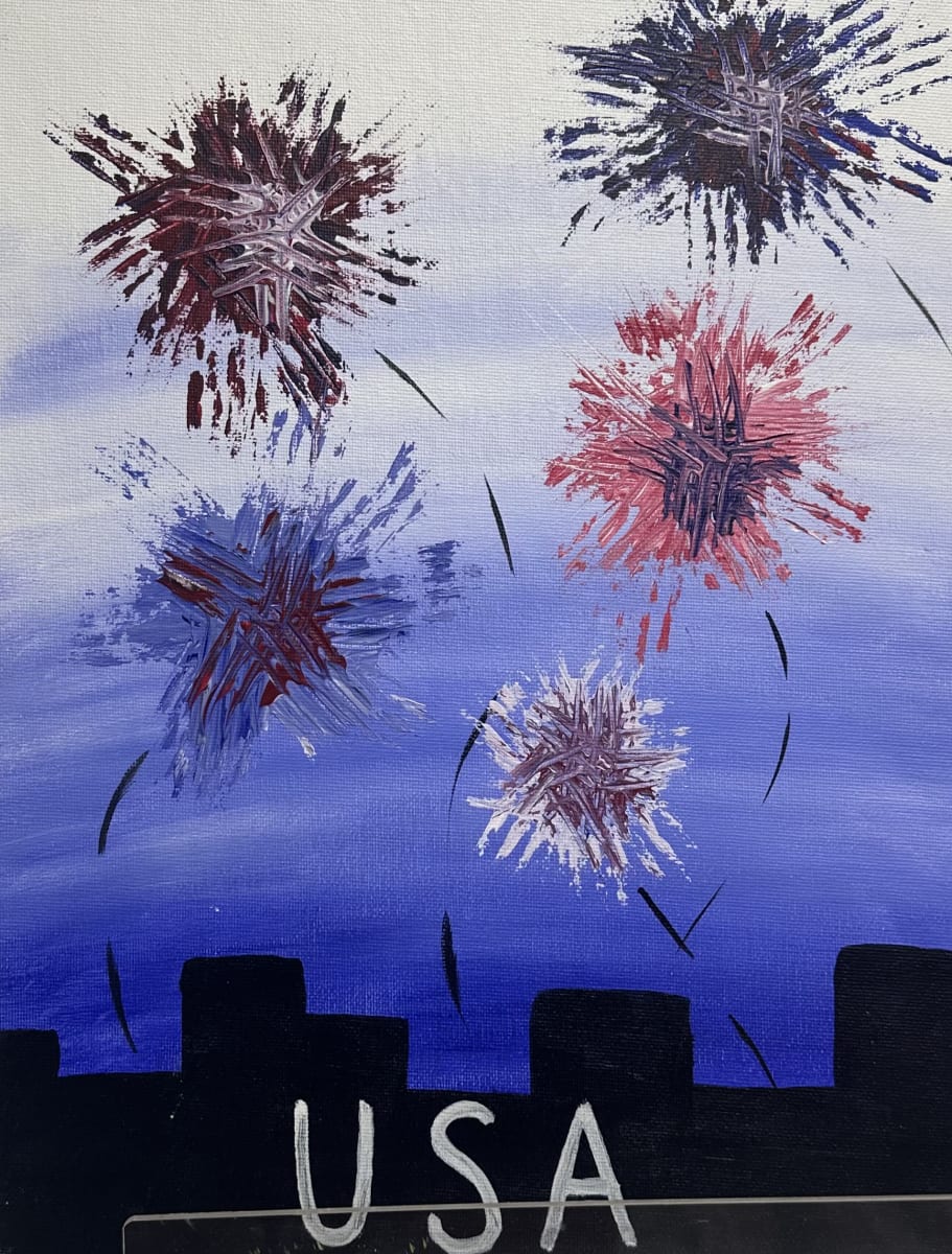 All Ages Painting Session - Party in the USA 🎇 🇺🇸 Photo