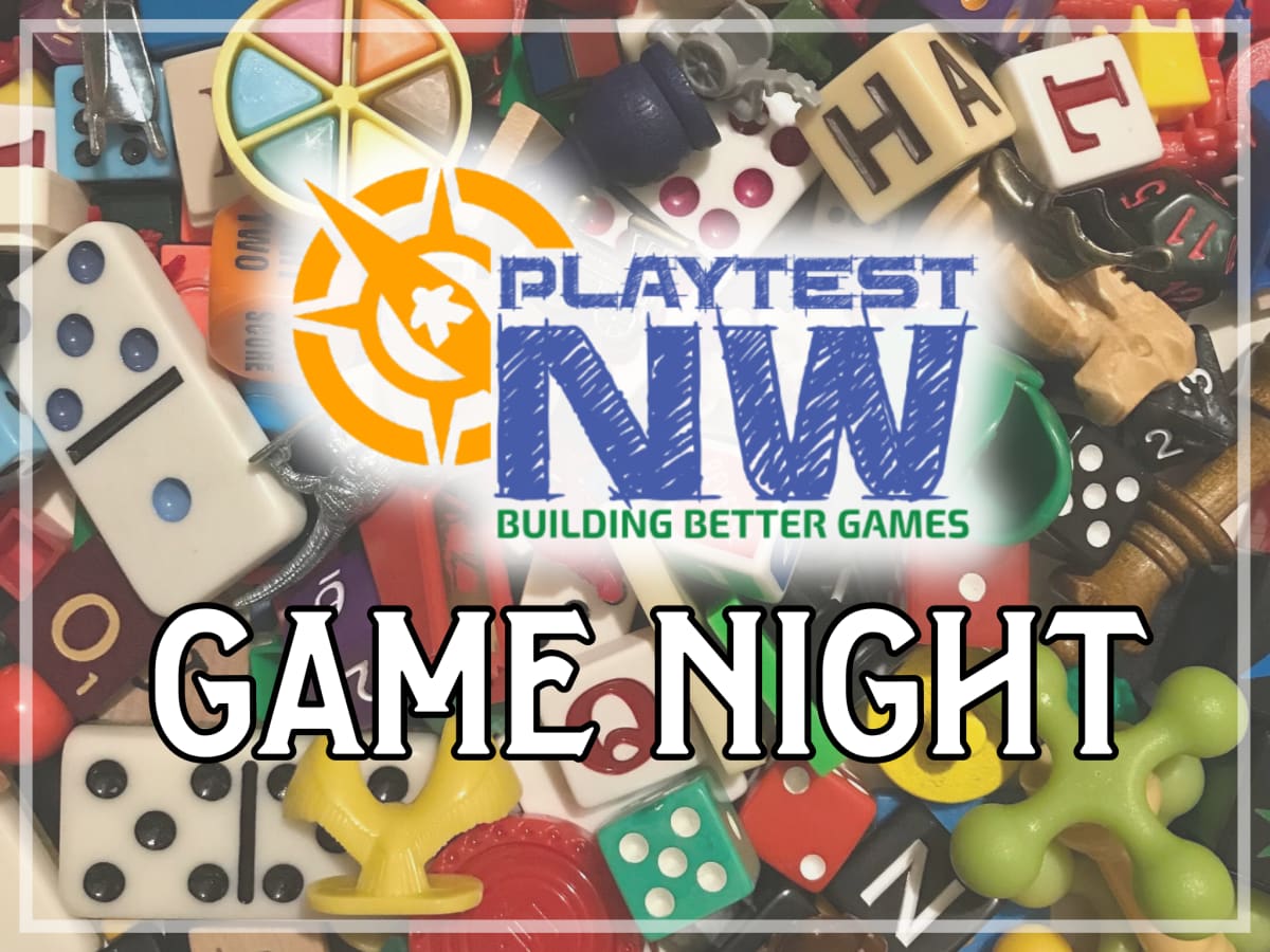 PlaytestNW Game Night Photo