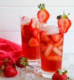 Mother's Day Sweet Tea & Strawberries Photo