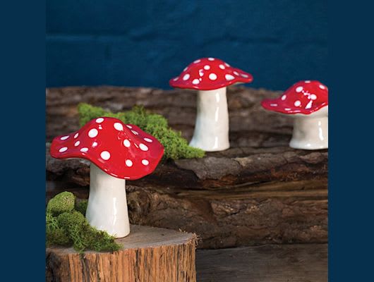 Create with Clay - Mushroom Lanterns Photo