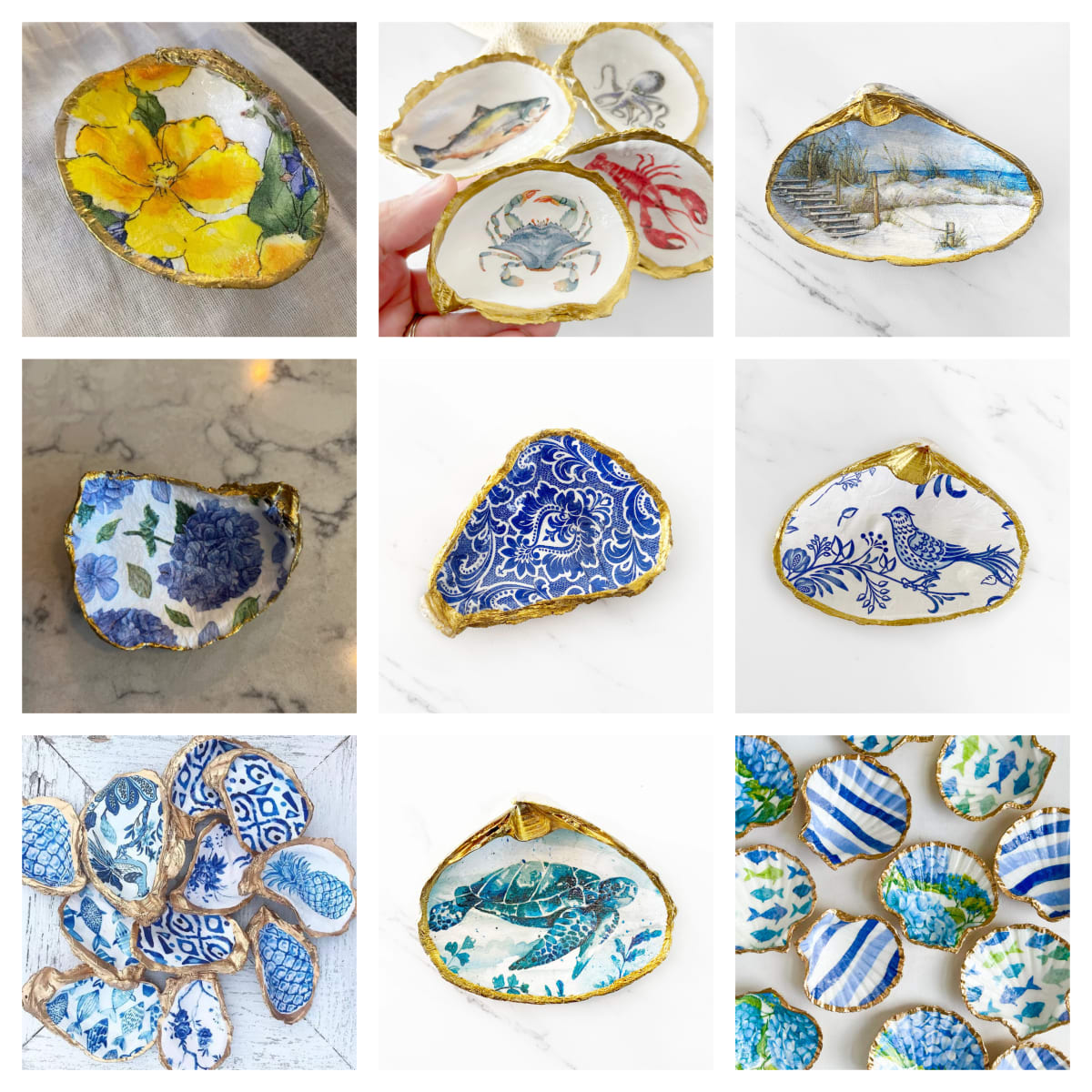 Shell Trinket Dishes at Cape Cod Coffee