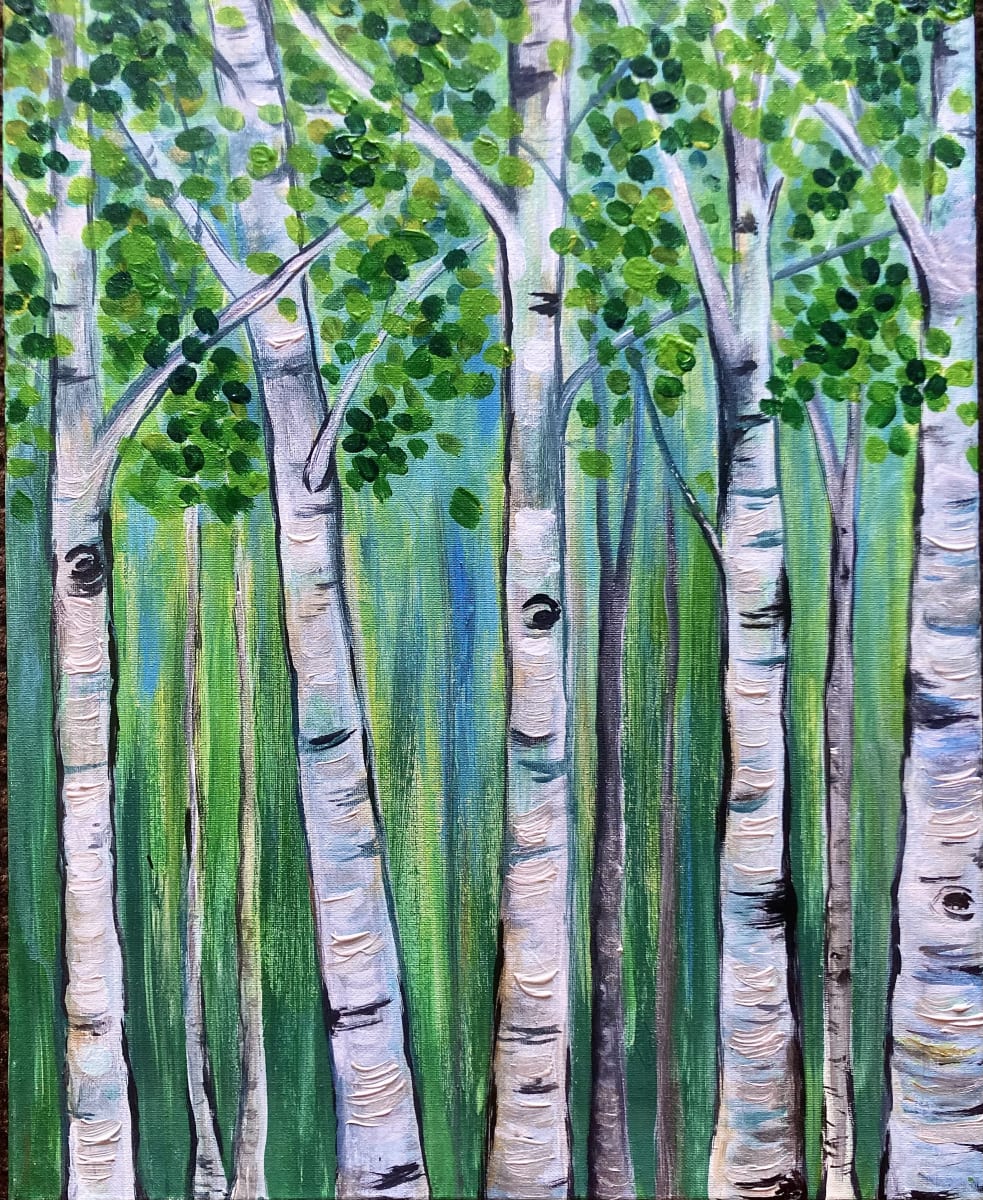 ASPENS IN SUMMER Photo