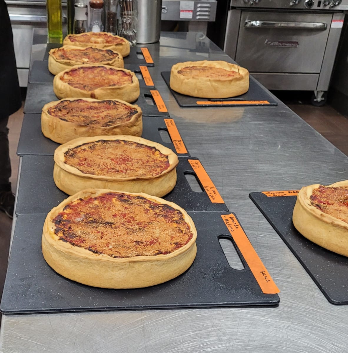 Chicago Stuffed Pizza Couples Class Photo