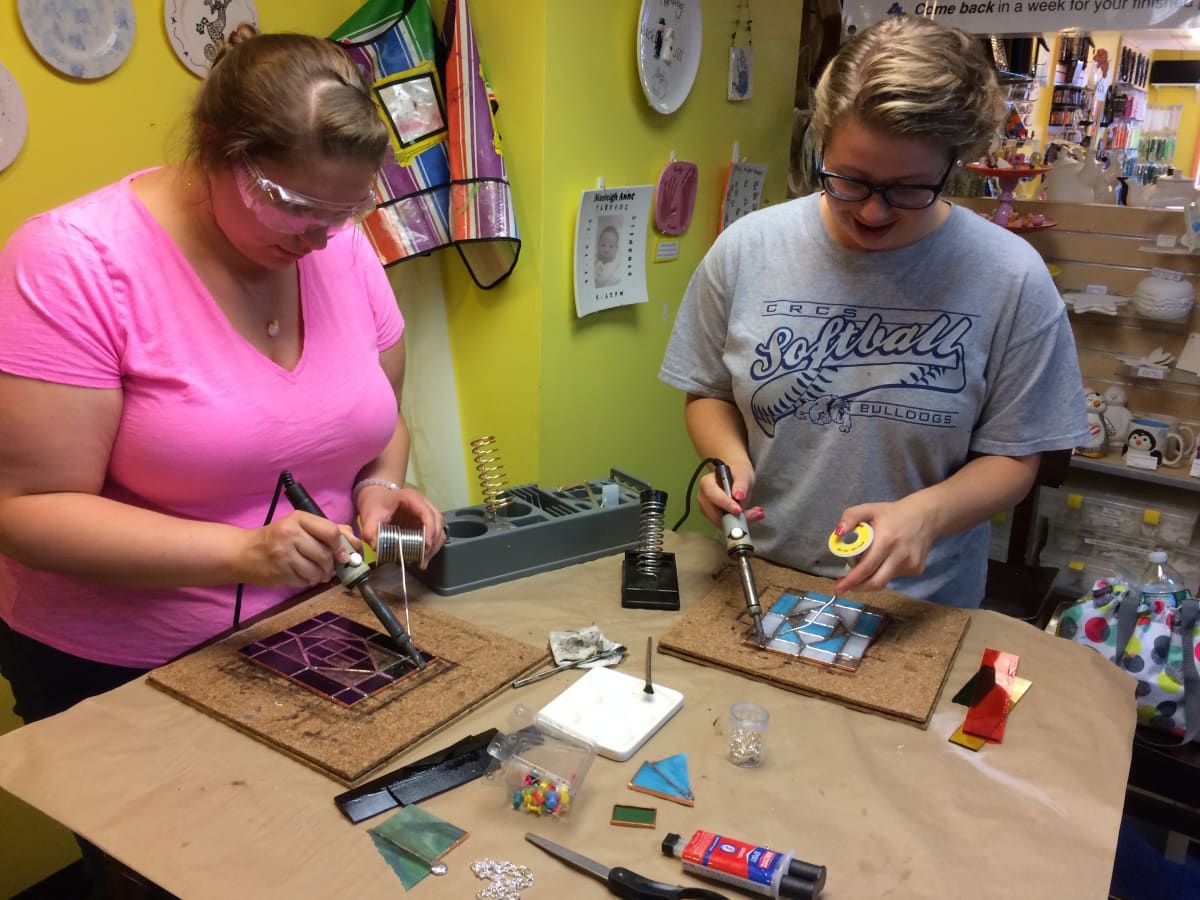 Stained Glass Panel - 2 Saturdays, starts  4/11/26 Photo
