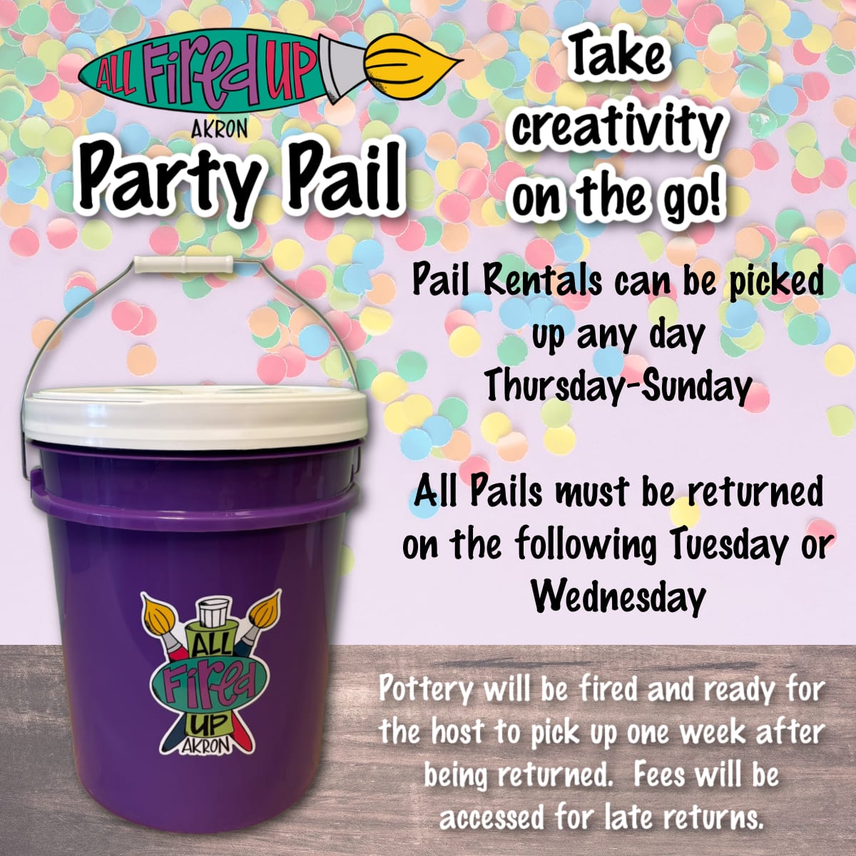 Party Pail- To-Go Party Reservations Photo