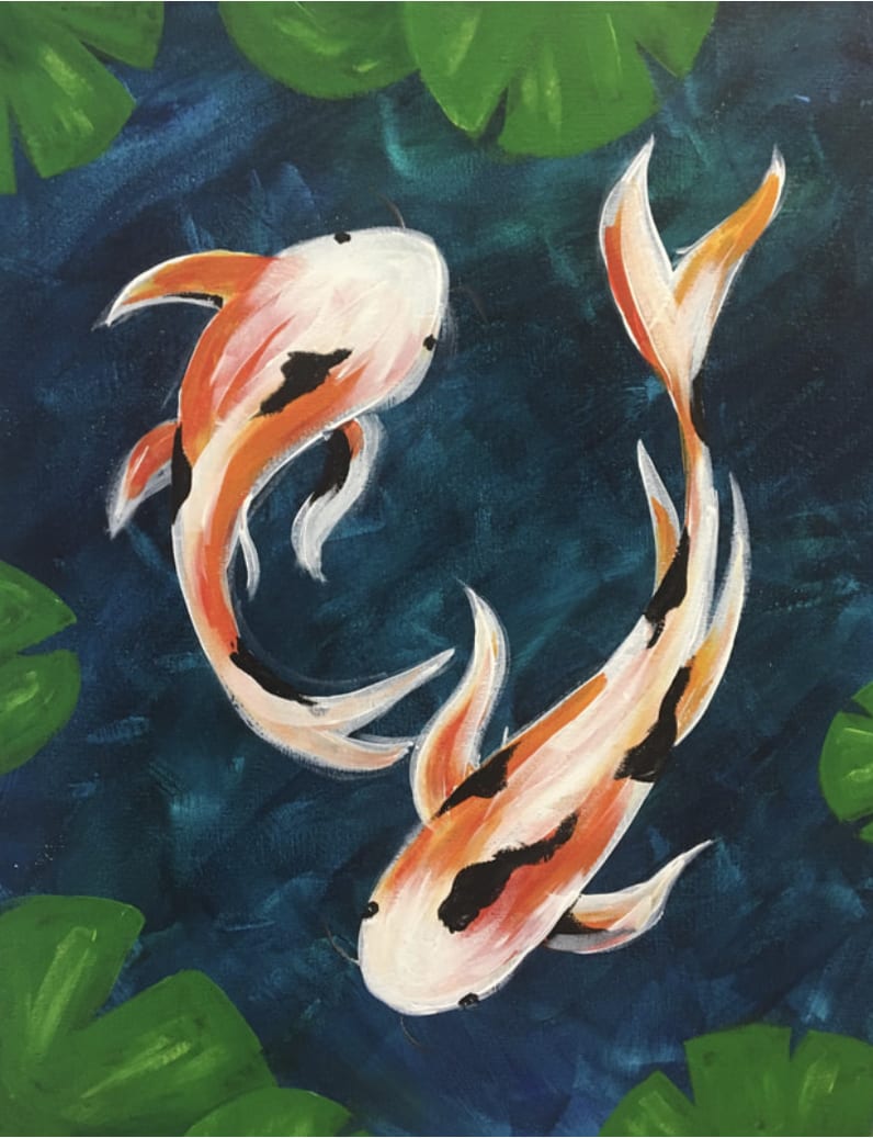Art & Vino "Koi Fish" Photo