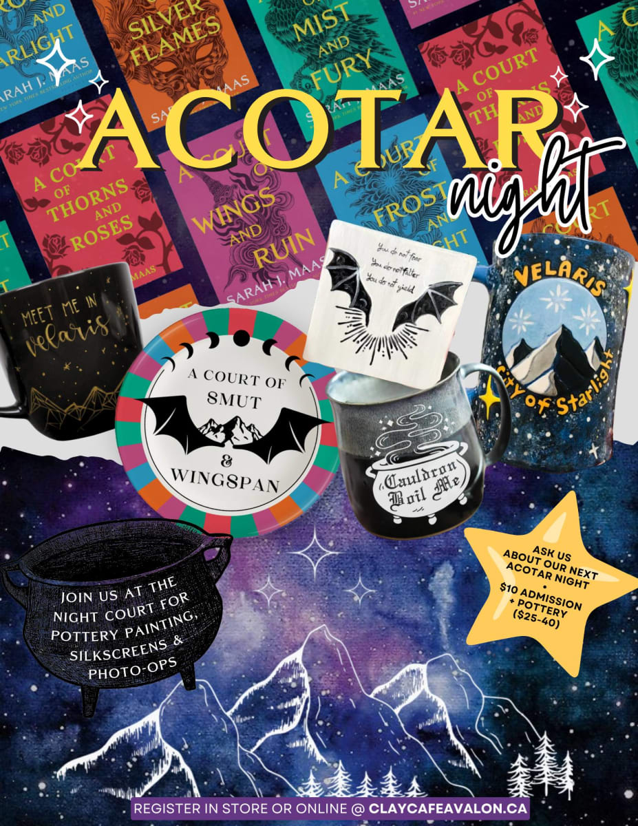 ACOTAR Pottery & Paint Night Photo