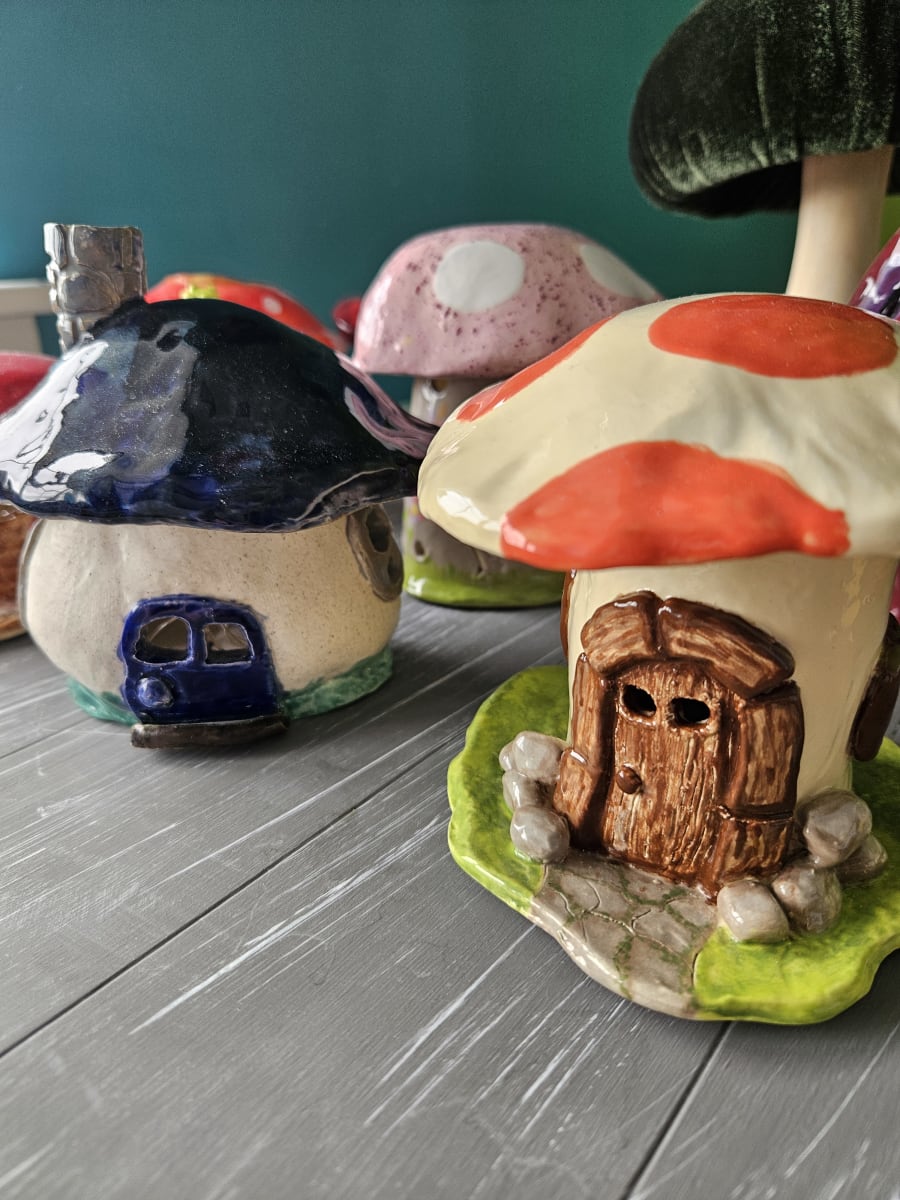 Create with Clay - Mushroom Lanterns Photo