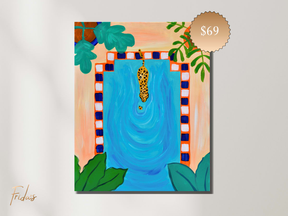 A WILD VACATION | Frida's Luxe Sip n' Paint Photo