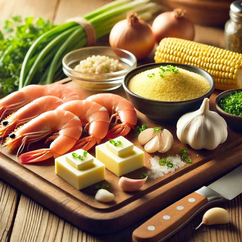 BRUNCH-Southern Grits, Shrimp & Eggs-$100.00+fees (GF) [Mineola] Photo