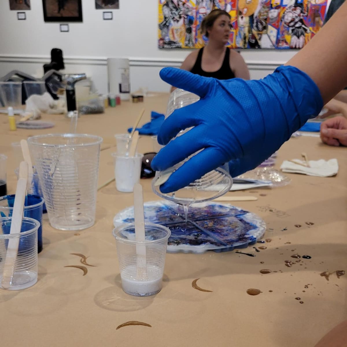 Resin Photo Plaque Workshop Photo