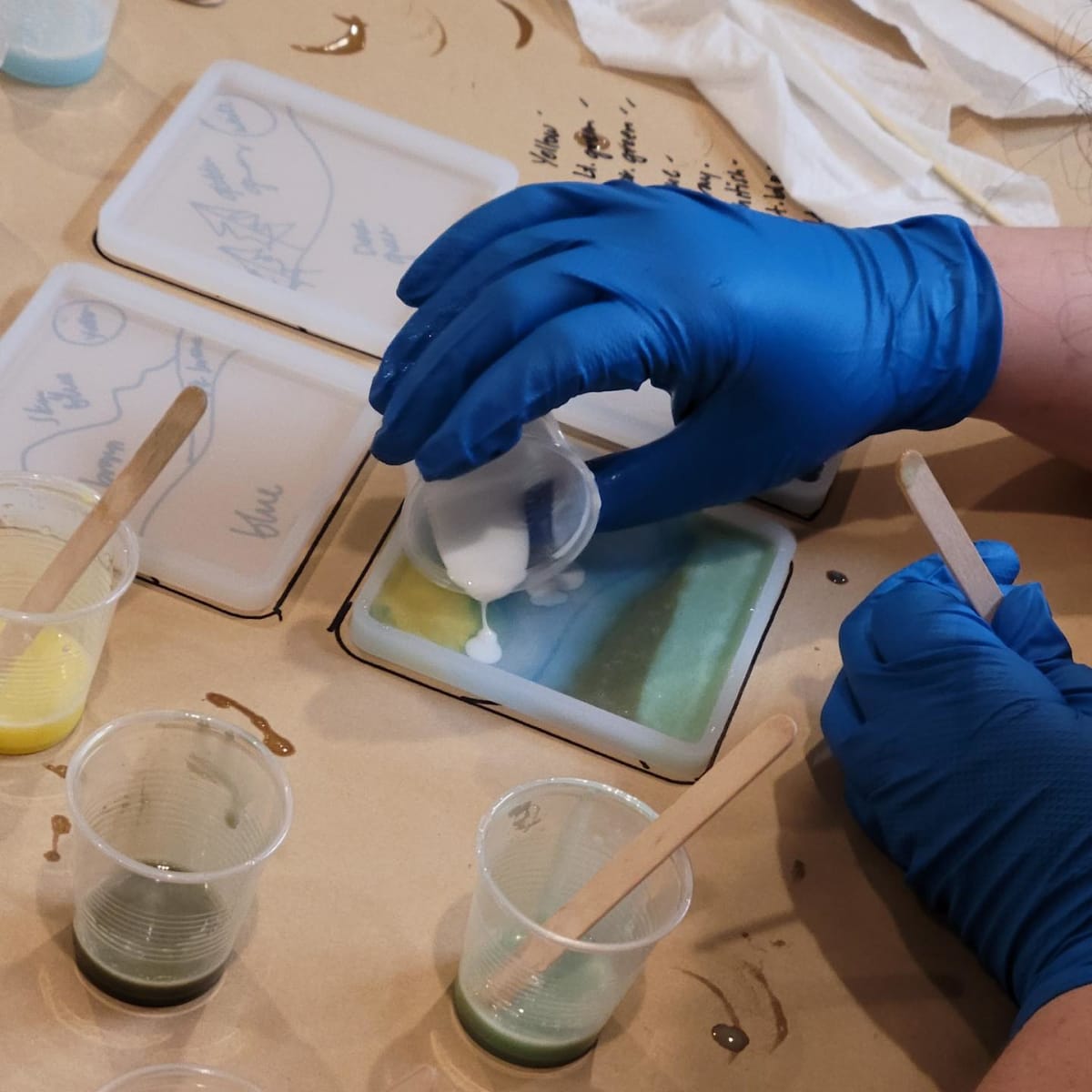 Resin Photo Plaque Workshop Photo