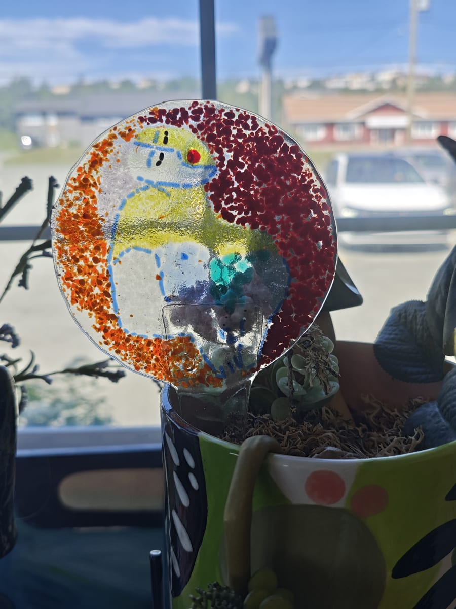 Fusing with Friends: Glass Garden Stakes Photo